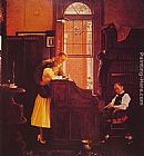 Norman Rockwell Marriage License painting